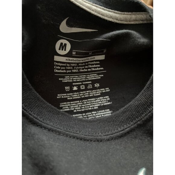 Nike Dri-fit Kevin Durant Short sleeve tee Size M black purple graphic starburst - Picture 6 of 7